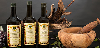 Olio Costa Panera in bottiglia